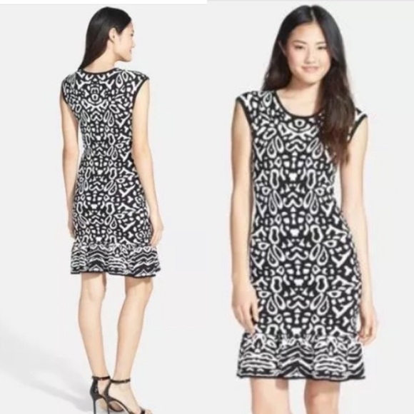 NWT Nordstrom’s sweater dress short sleeve photos party dress GIFT winter medium - Picture 1 of 5